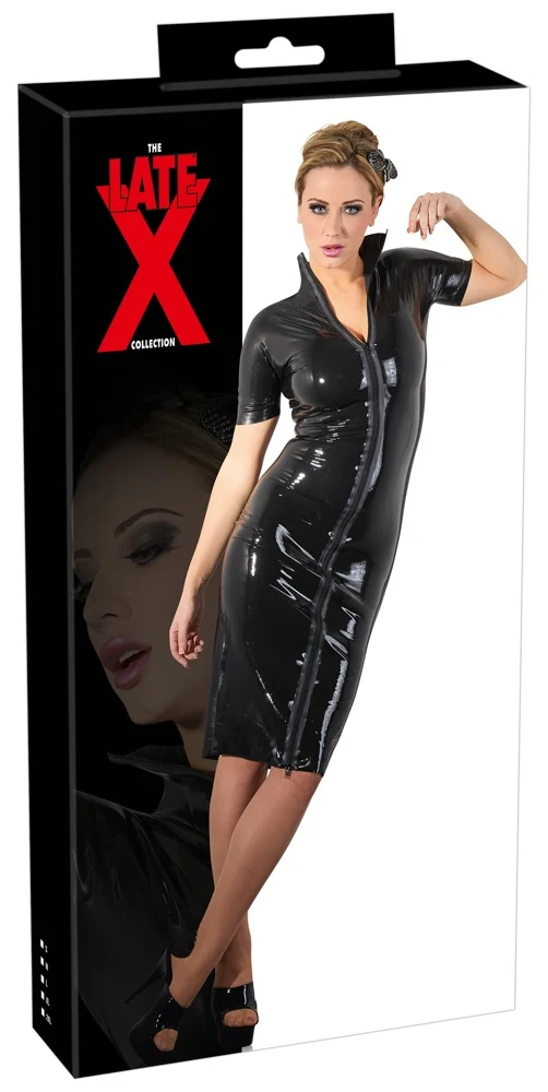 Latex slipje met open kruis
