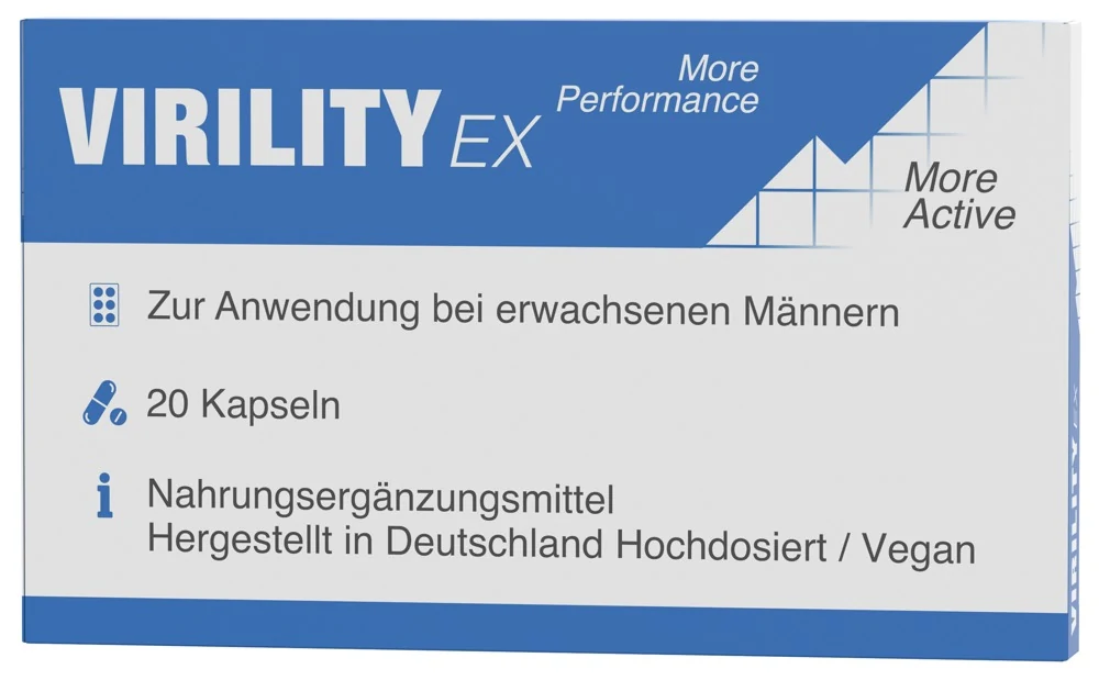 VirilityEx capsules voor mannen - 20 stuks