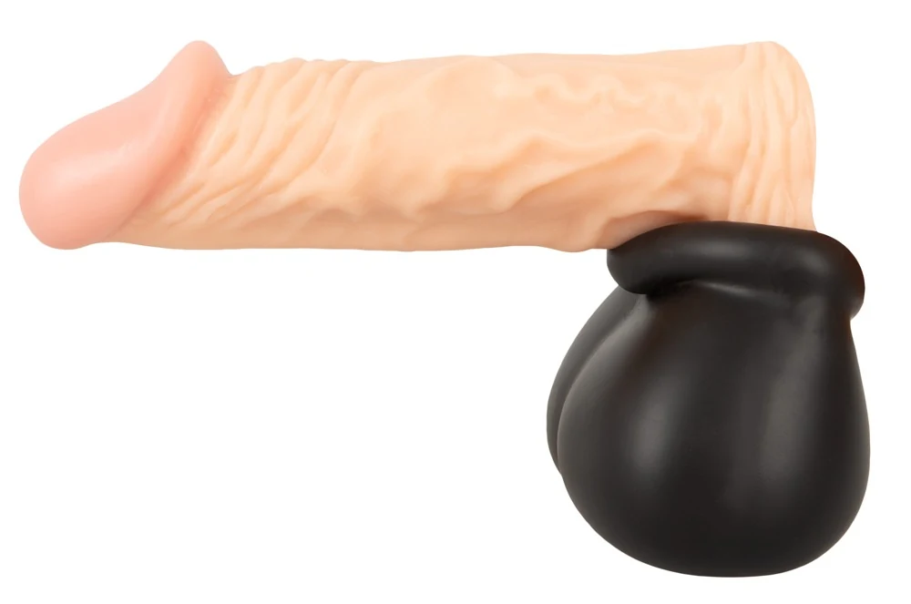 Erecto siliconen balstretcher met testikelring