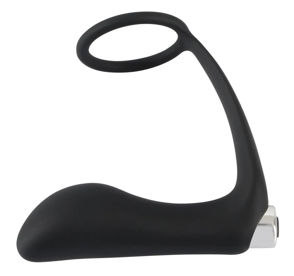 Vibroplug met penisring en perineumbrug
