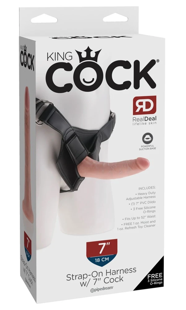 Afneembare strap-on met verstelbare harness