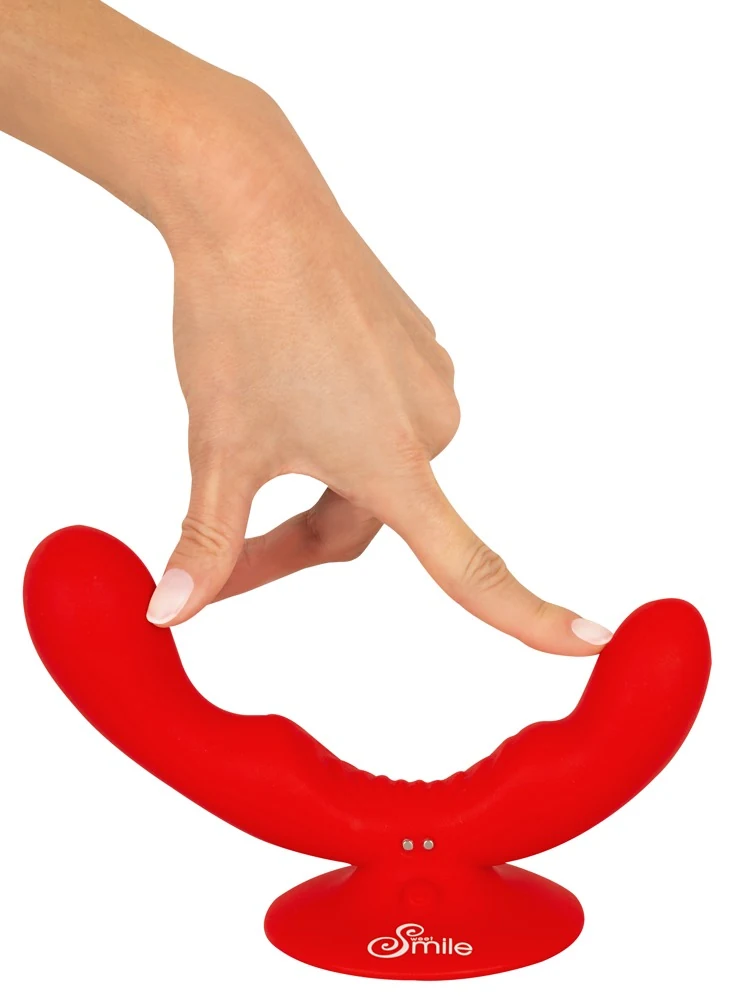 Sweet Smile dubbele vibrator met zuigbasis