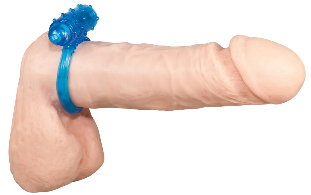 Cockring met verwijderbare minivibrator