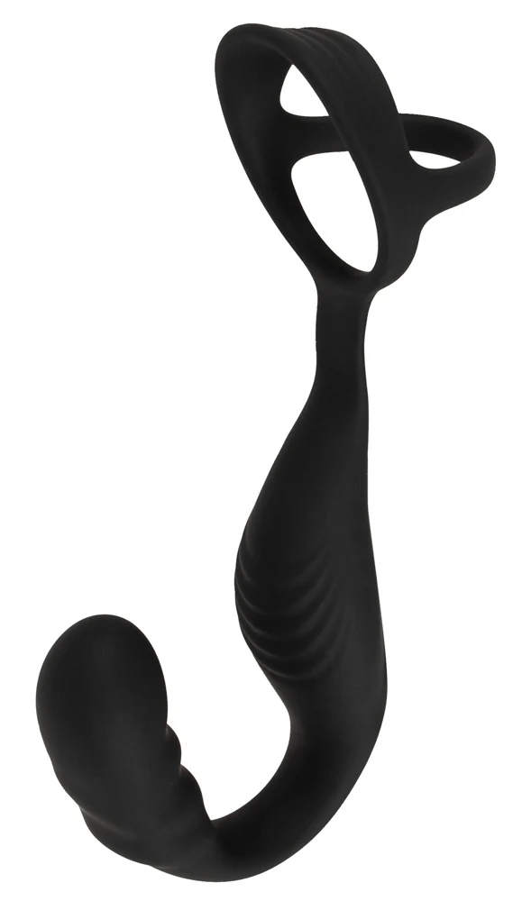 Cock ring met afstandsbediening en prostaatplug