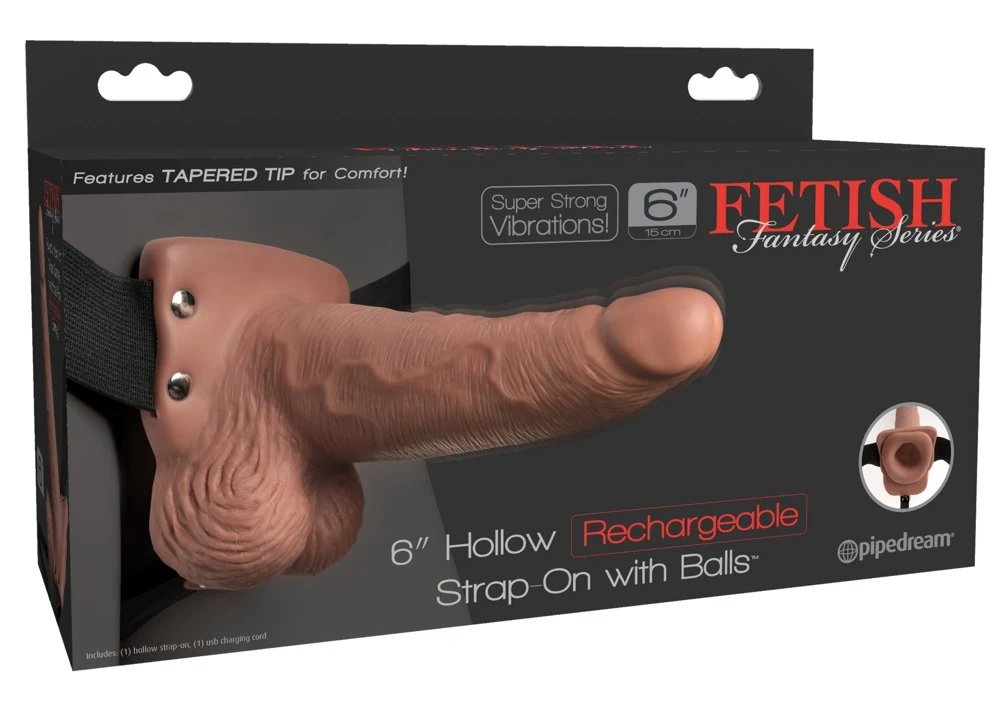 Holle strap-on vibrator met vibratie en verstelbare band