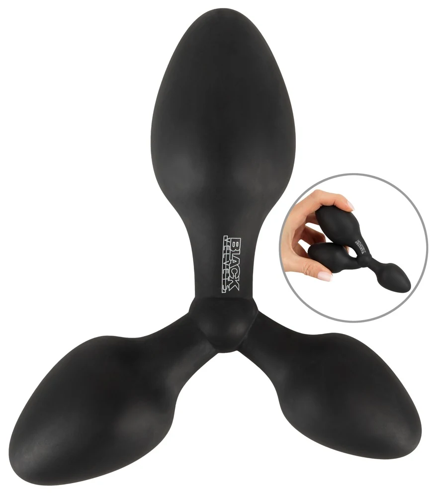 Black Velvets Training Triple Buttplug Siliconen