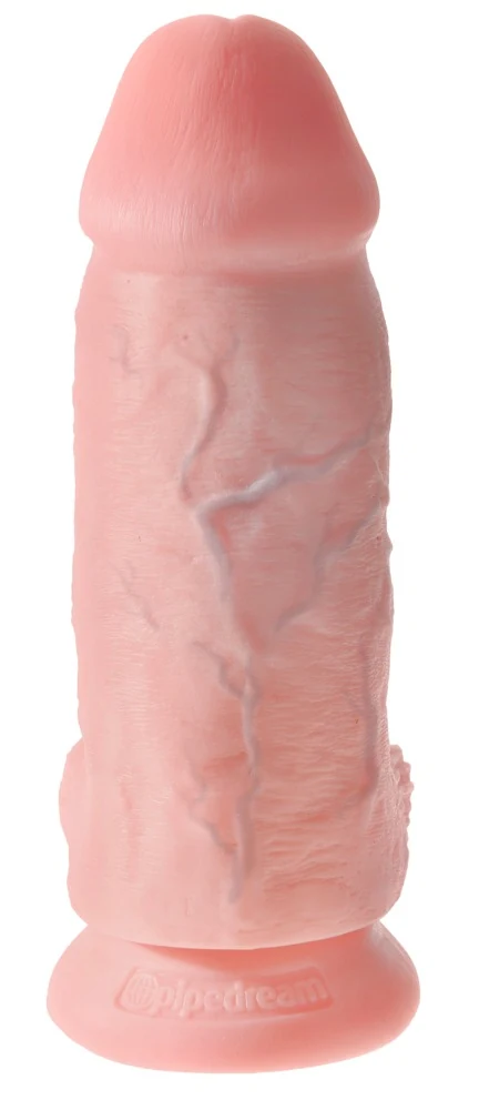 Natuurdildo met zuigvoet 22,9 cm