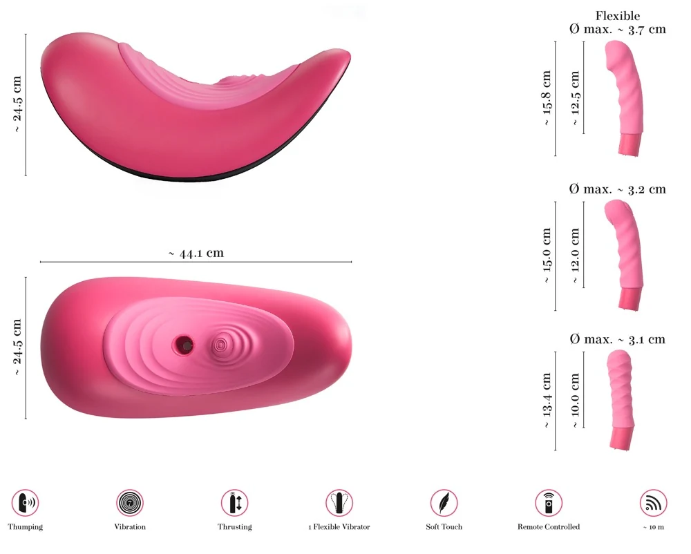 RIDE ON vibepad rocker met 3 stimulators