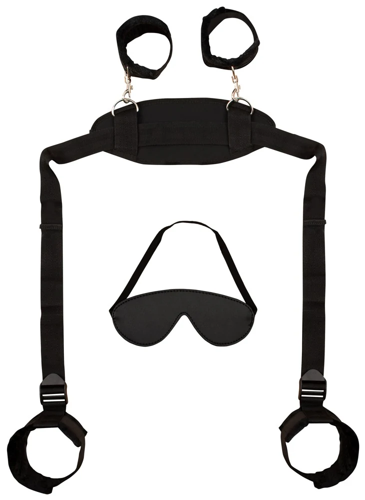 Bad Kitty full body bondage set met oogmasker