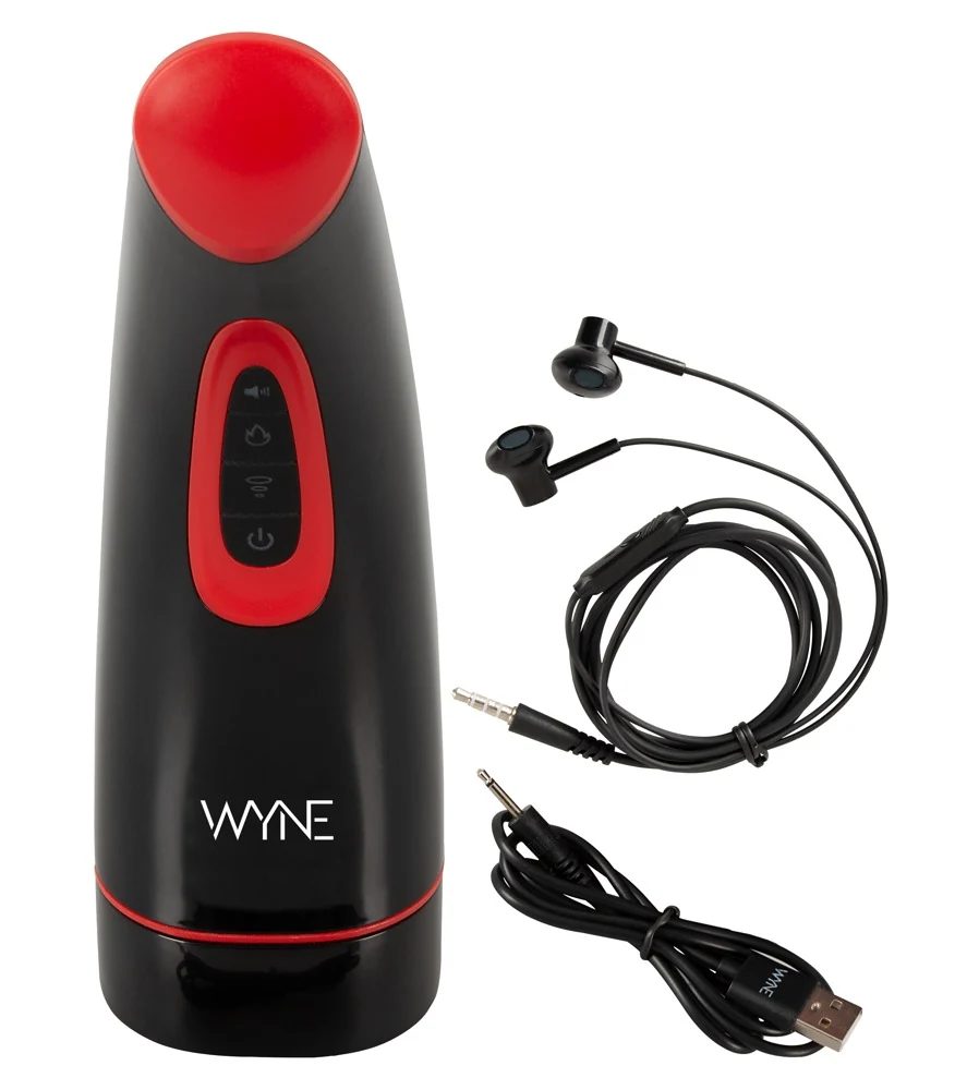 WYNE masturbator met vibratie, zuigfunctie en warmte