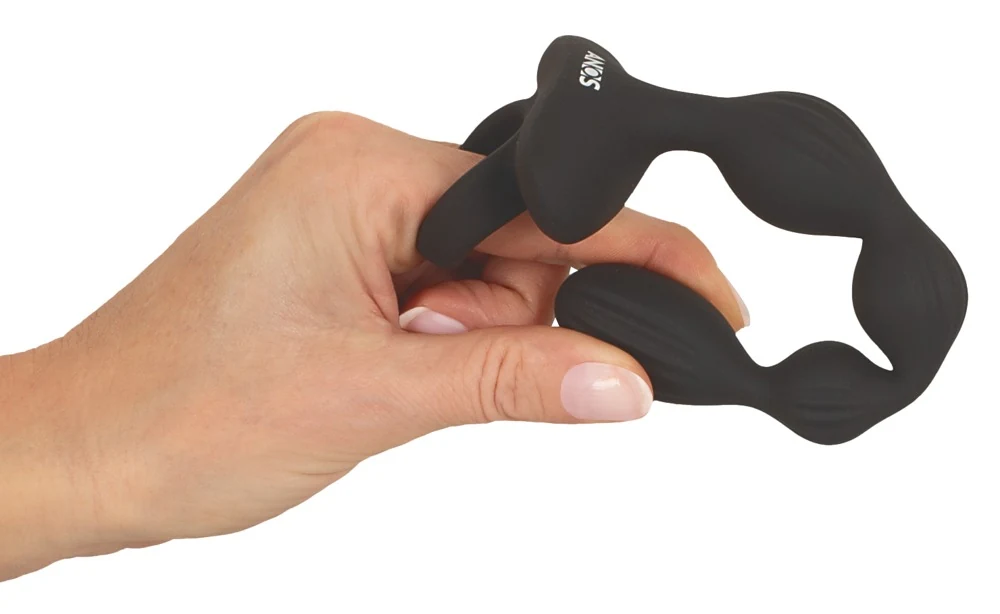 Flexibele anaal kralen met springende vibraties