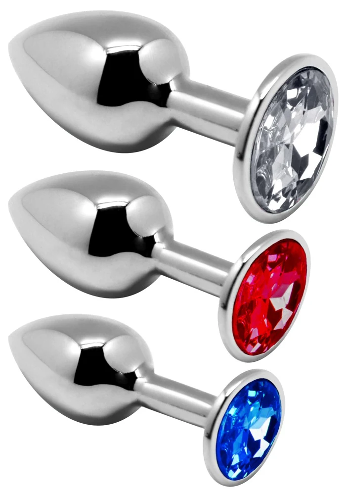 Alive decoratieve metalen plug set 3-delig