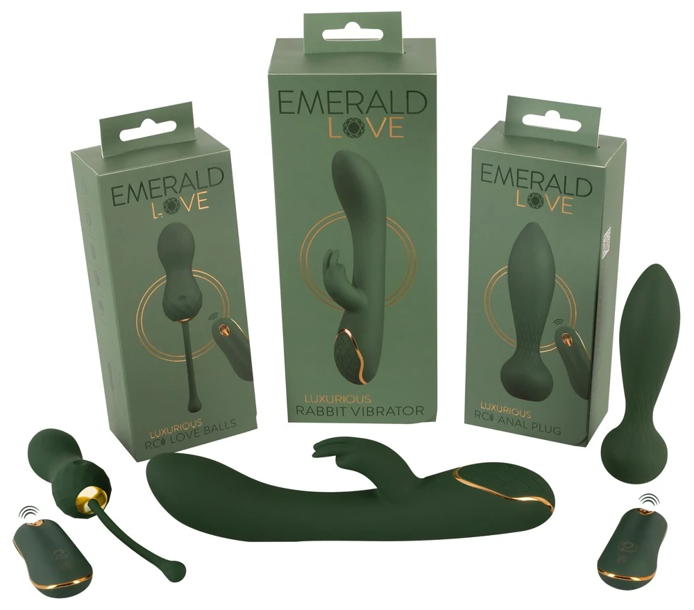 Emerald Love luxe rabbit vibrator