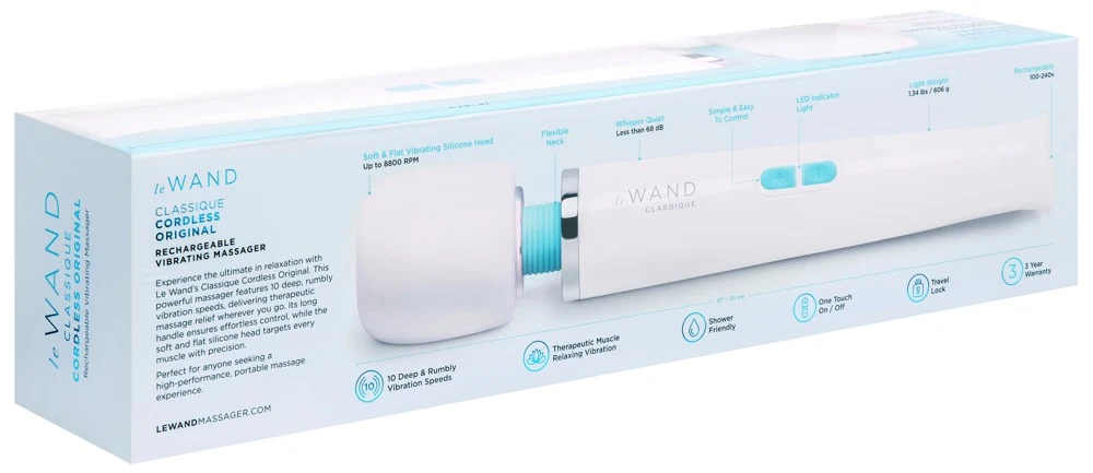 le WAND Classique Rechargeable massagestaaf