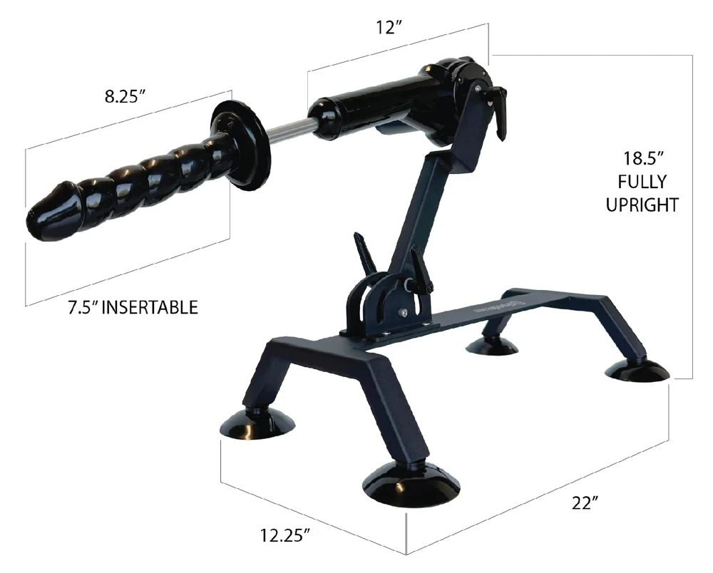 Body Dock Pro sex machine met afstandsbediening