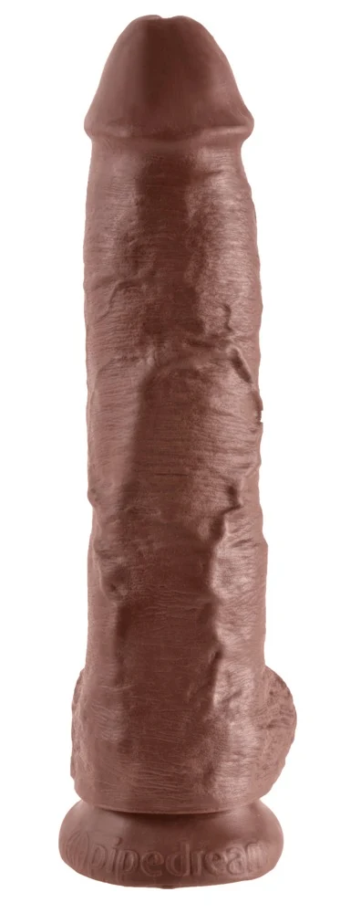 Realistische dildo met zuigvoet 25,4 cm