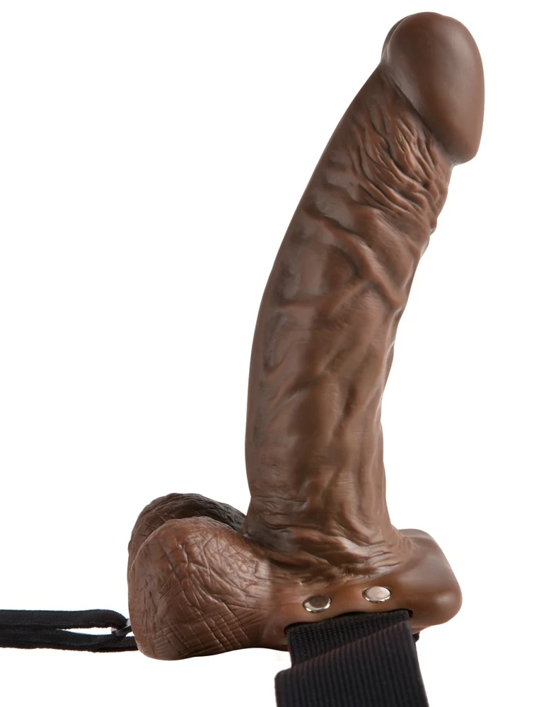 Holle strap-on dildo met verstelbaar harnas