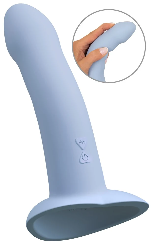 You2Toys Heart Guy Blue vibrator met zuigvoet
