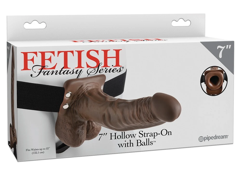 Holle strap-on dildo met verstelbaar harnas