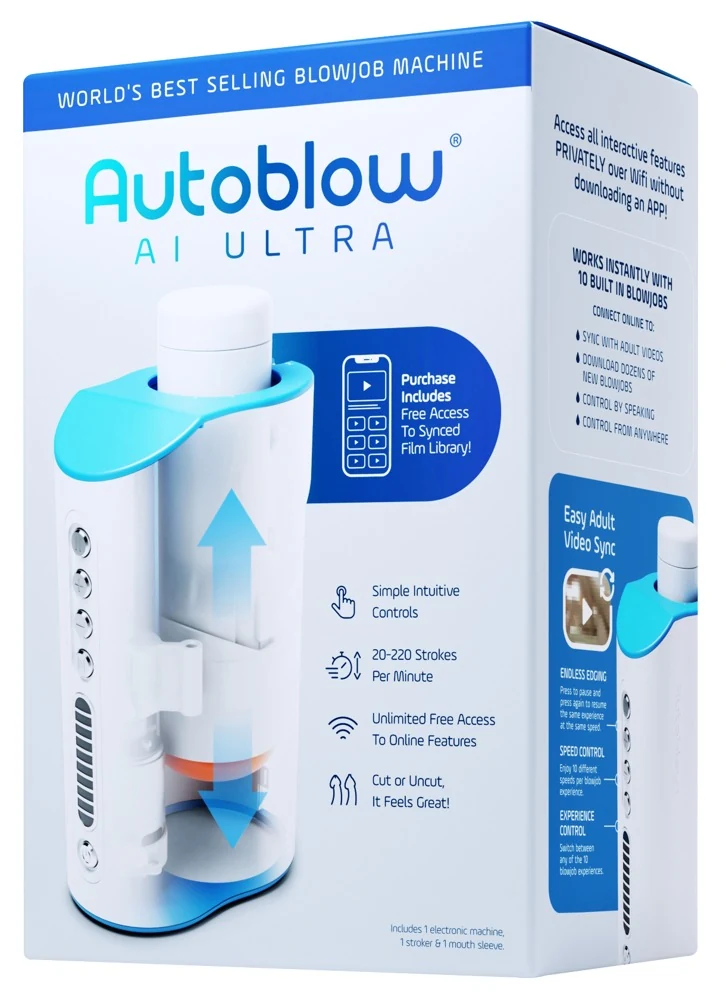 Autoblow A.I. Ultra masturbator met video-sync