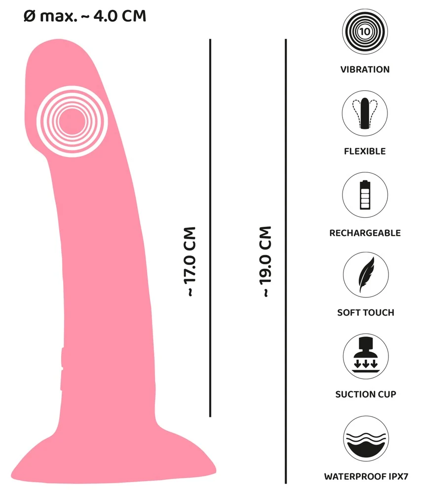 You2Toys Heart Guy Pink vibrator