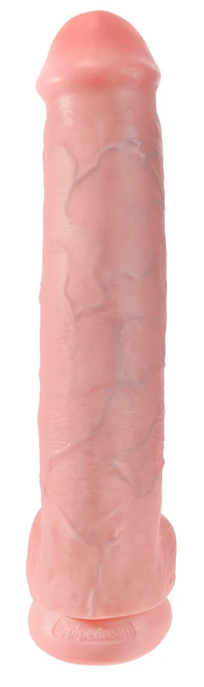 XXL realistische dildo met zuigvoet 38,1 cm