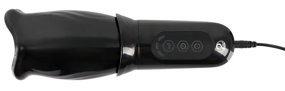 Oplaadbare roterende masturbator met zachte sleeve