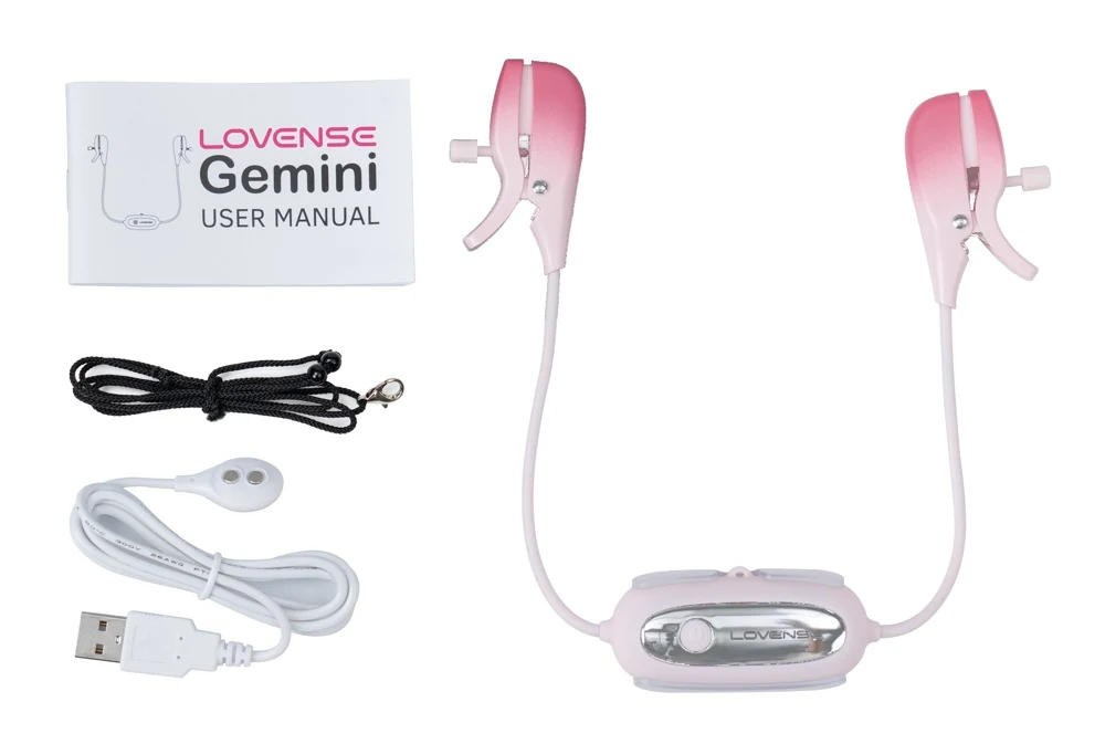 Lovense Gemini vibrerende tepelklemmen