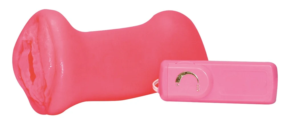 Roze masturbator met vibratie