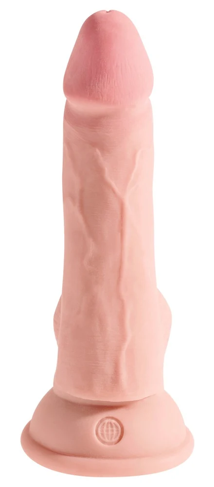 King Cock Plus Triple Density dildo met zuigvoet 20,3 cm