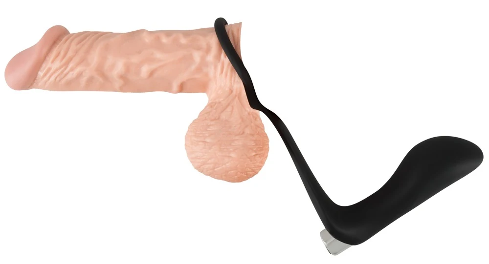 Vibroplug met penisring en perineumbrug