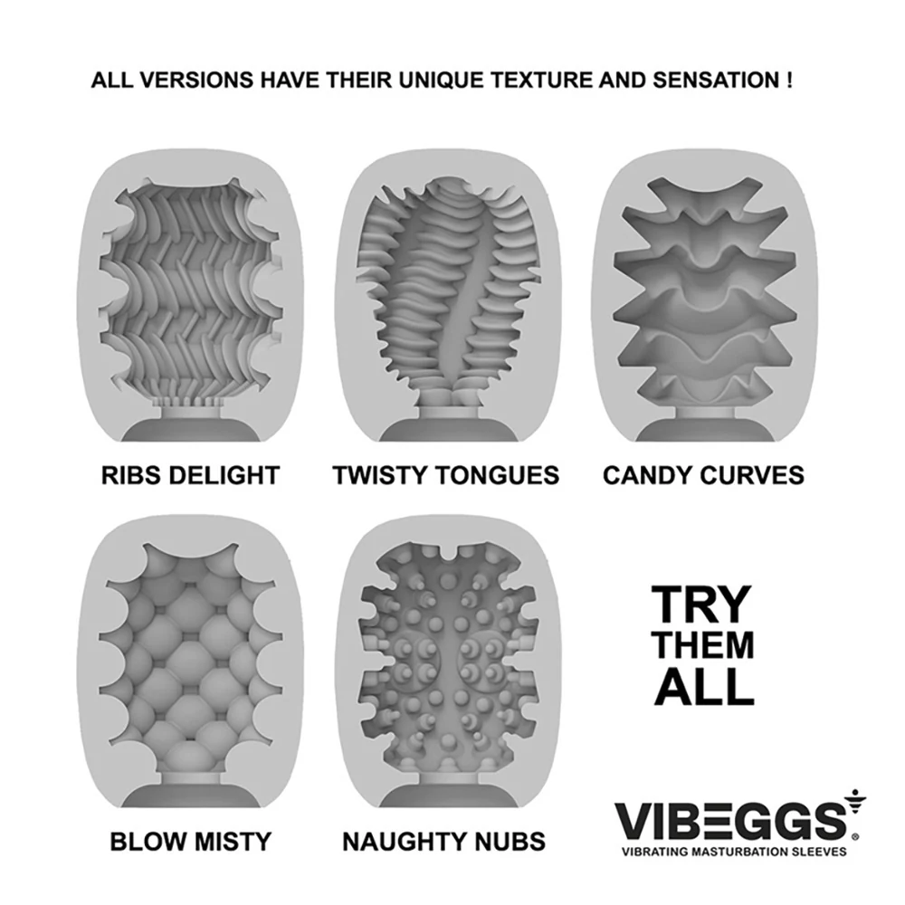 Vibeggs vibrerende masturbatie sleeve