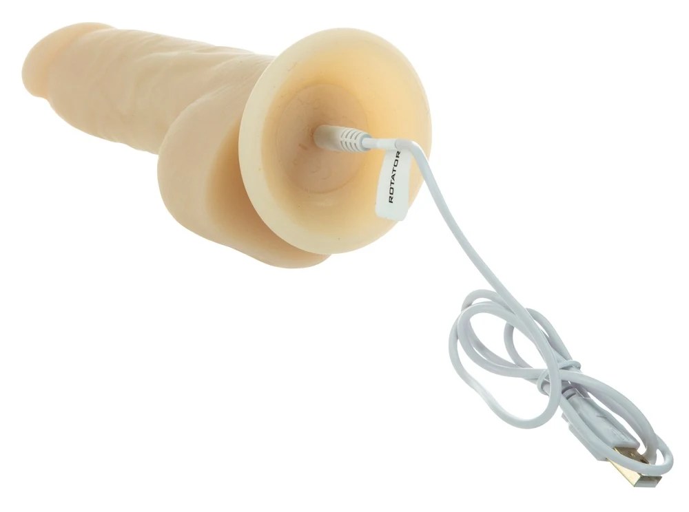 Naked Addiction roterende en vibrerende dildo 17,8 cm