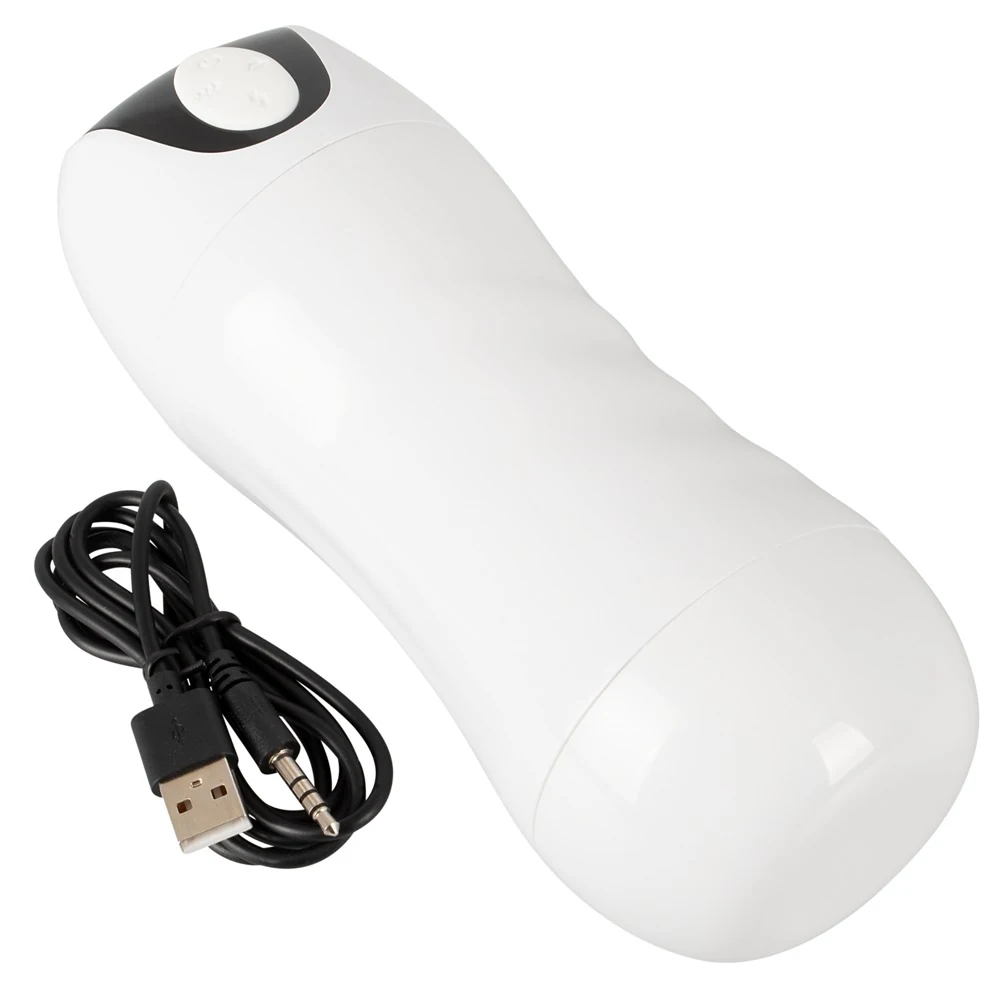 Stroker masturbator met vibratie en zuigfunctie