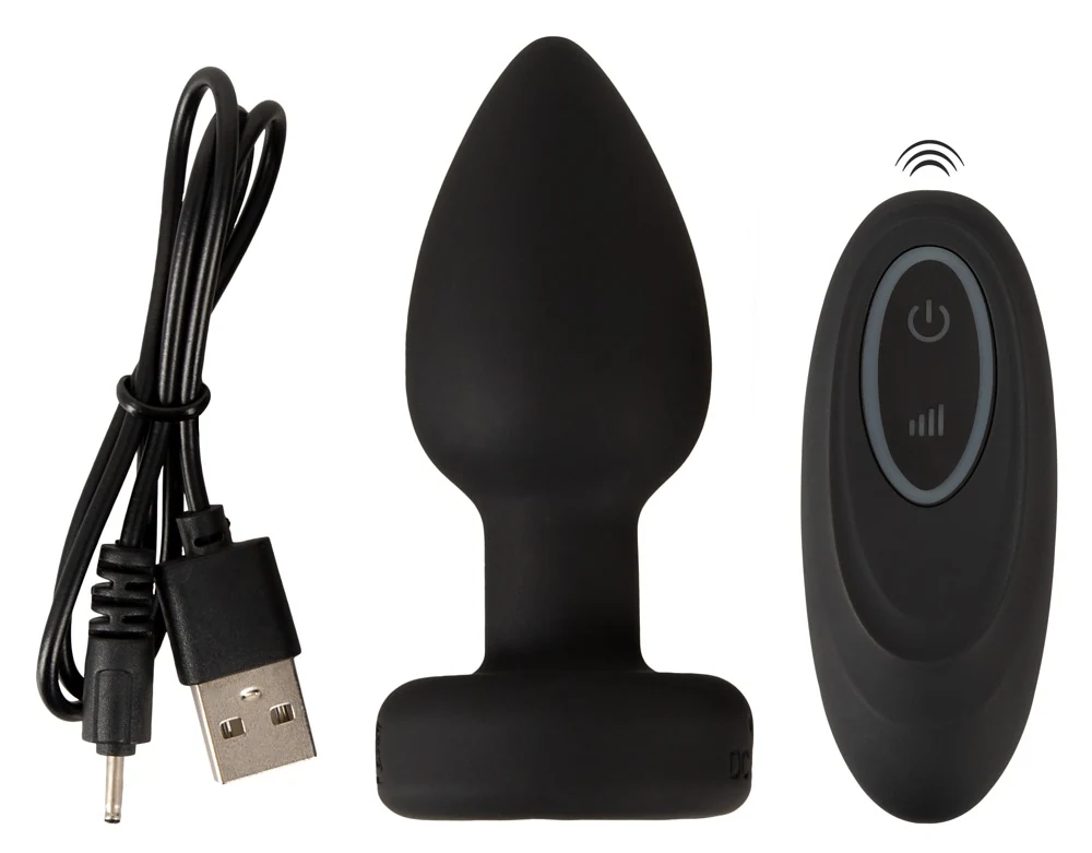 ANOS RC Flashing Butt Plug met Vibratie