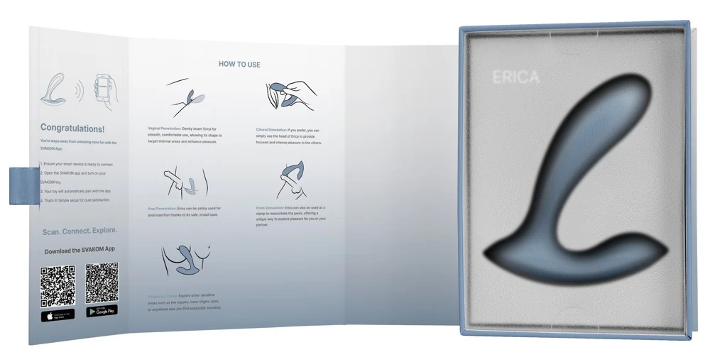 SVAKOM Erica inlegkruisjes vibrator