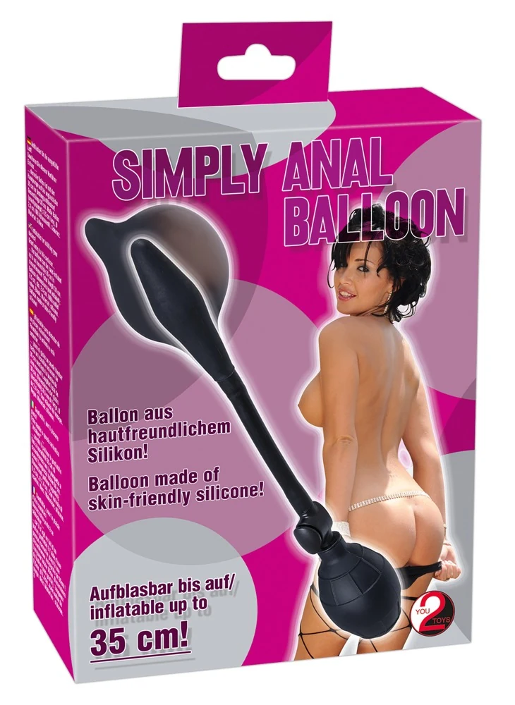 Simply Anal Balloon siliconen opblaasbare plug