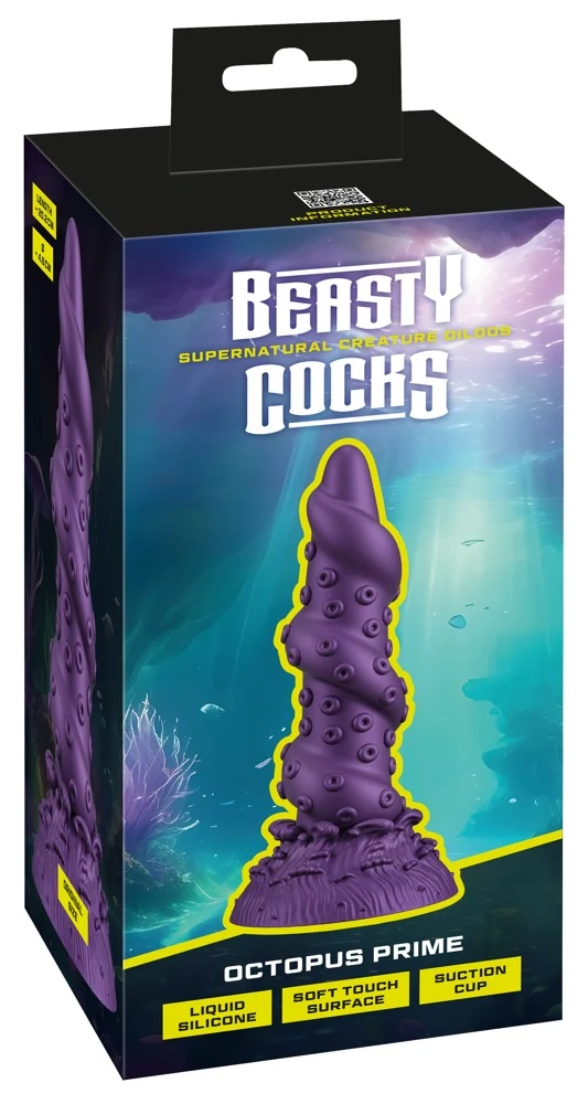 Erecto cock ring met ball stretcher
