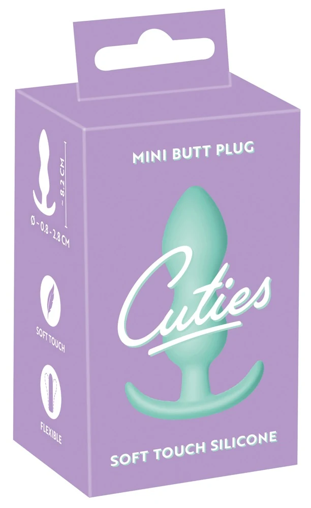 Cuties mini buttplug van siliconen