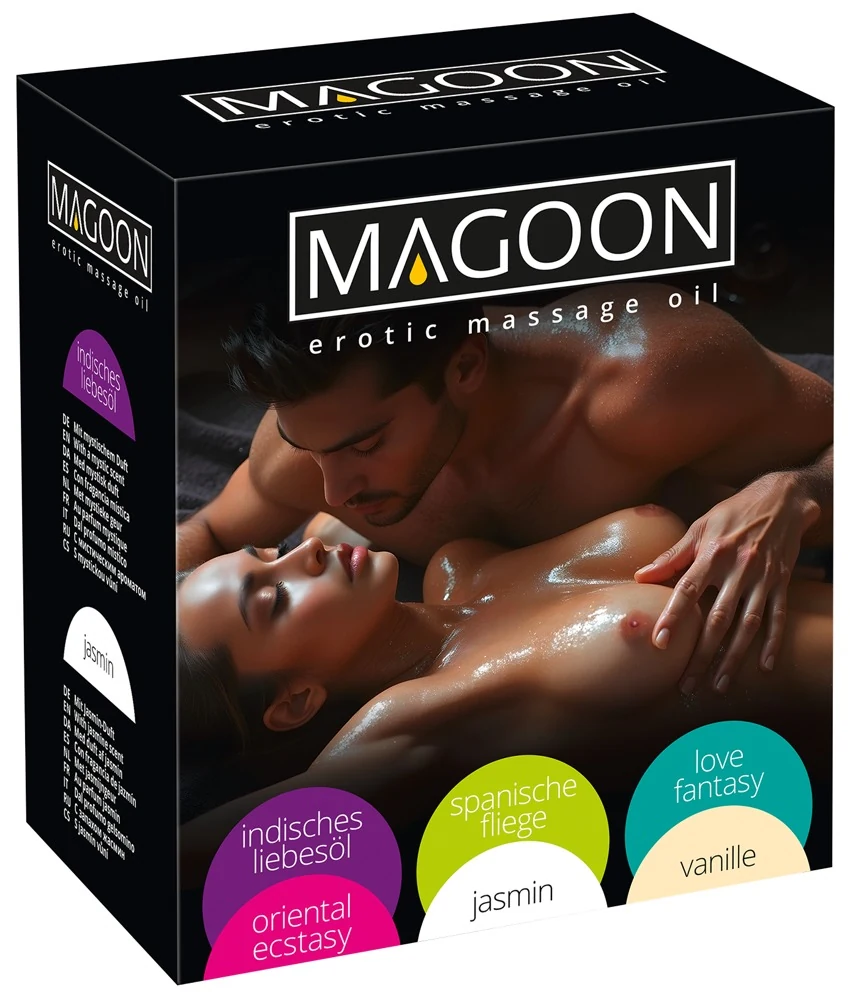 Magoon massageolie voordeelverpakking 6 x 50 ml