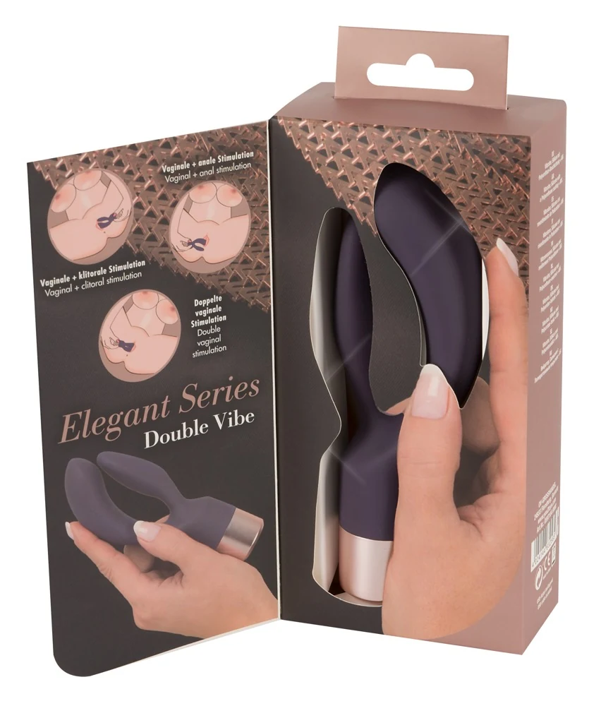 Ergonomische rabbit vibrator met dubbele motor