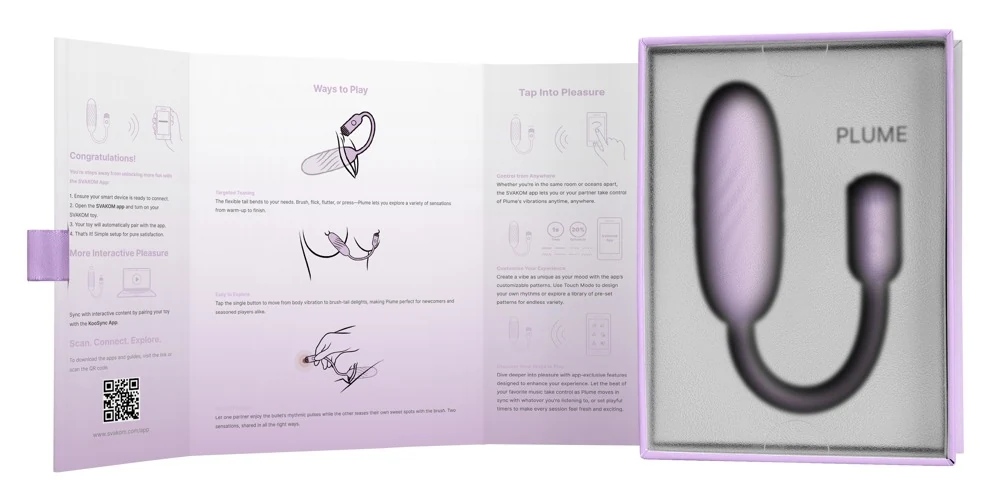 SVAKOM Plume flexible brush tail bullet vibrator