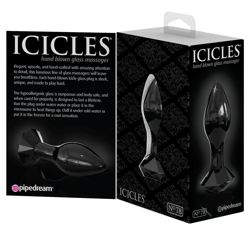 Icicles glazen anaalplug nr. 78