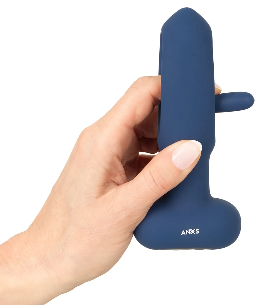 ANOS RC Flicking Tongue Butt Plug met Vibratie