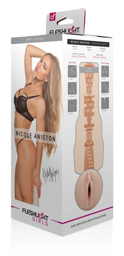 Nicole Aniston masturbator met realistische opening