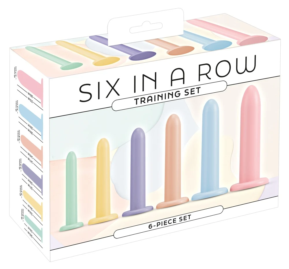 You2Toys Six in a Row trainingsset met 6 siliconen dildo’s