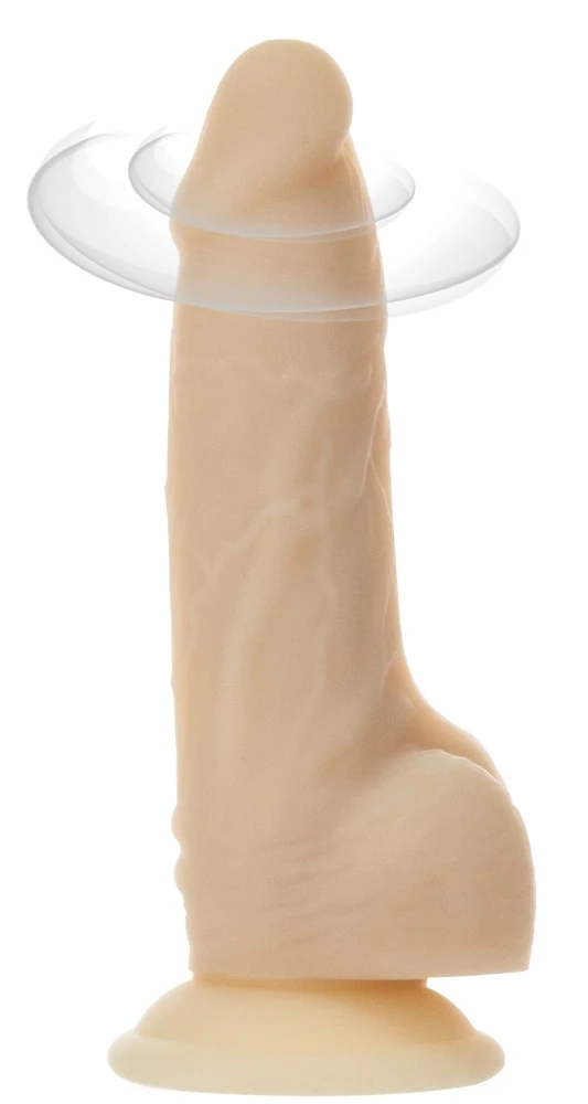 Naked Addiction roterende en vibrerende dildo 17,8 cm