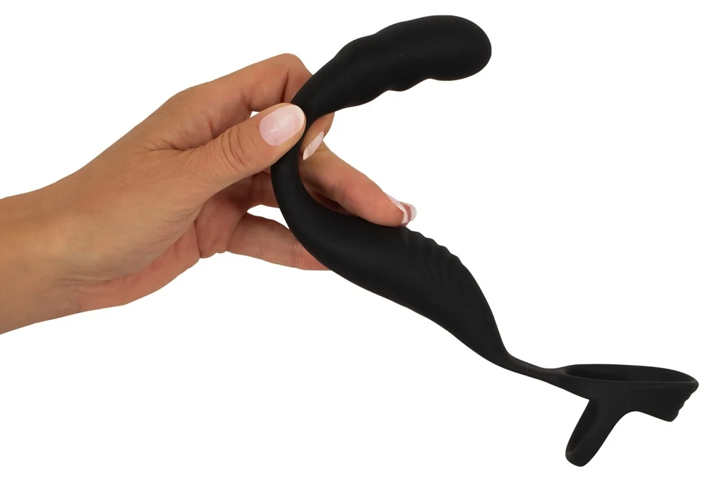 Cock ring met afstandsbediening en prostaatplug