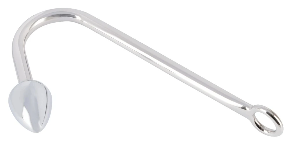 Anaalplug met haak van aluminium