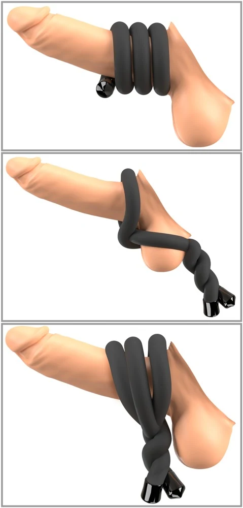 Buigbare cock & ball ring